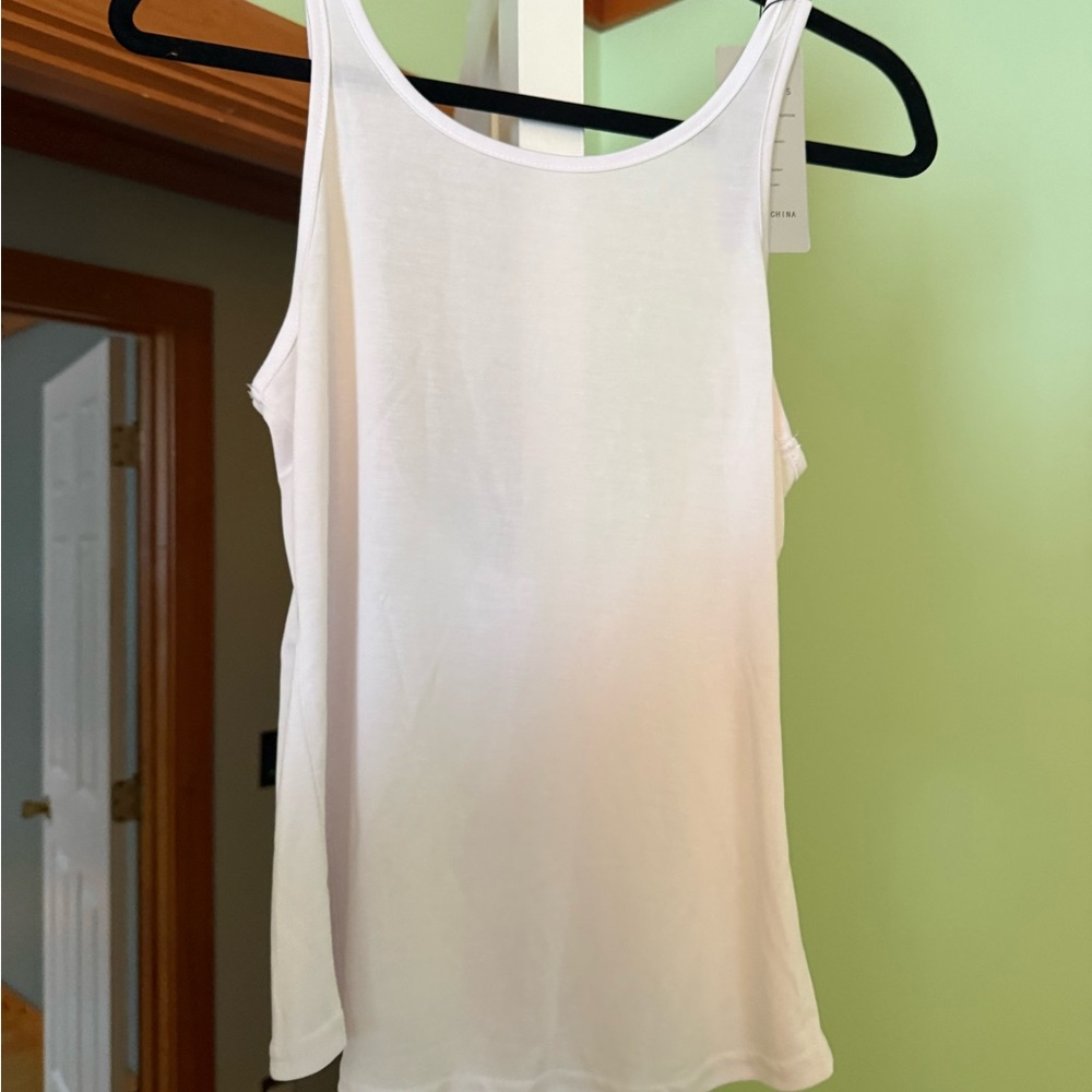 White Sleeveless Women's Top